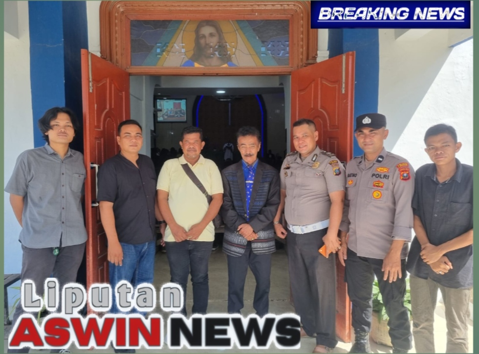 Polsek Tanjung Pura Intensifkan Pengamanan Ibadah Minggu Kasih, Wujudkan Kamtibmas Kondusif