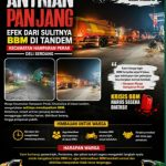Antrean Panjang Kendaraan di SPBU Deli Serdang Hingga Medan: Distribusi BBM Terganggu Akibat Kendala Logistik