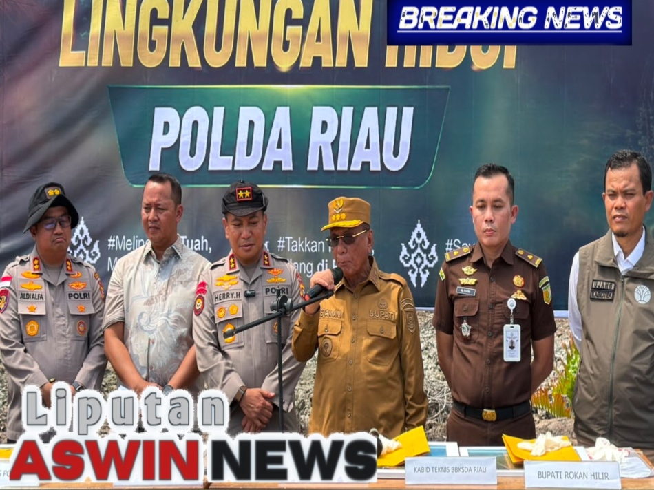 Bupati Rohil Apresiasi Polda Riau Ungkap Perusakan Mangrove, Imbau Masyarakat Tak Lagi Merusak Hutan