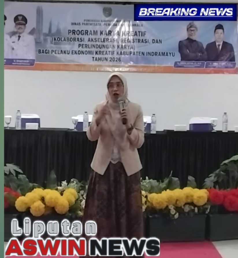 Prof. Diana Sari Tampil Memukau Sebagai Narasumber Program Fasilitasi HKI Lagi Pelaku Ekonomi Kreatif Indramayu 2026