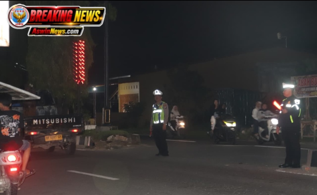 Bentuk Pelayanan, Sat Lantas Polres Langkat Pengaturan Lalin Malam Hari