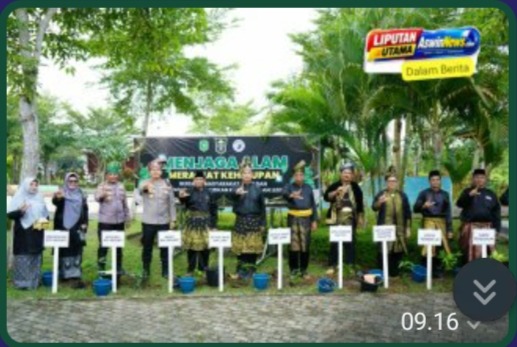 LAMR Kepulauan Meranti Kenalkan Program Green Policing kepada Delegasi Malaysia