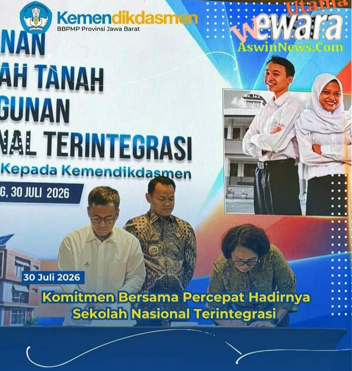 Bupati Tasikmalaya Teken Hibah Lahan untuk Sekolah Nasional Terintegrasi, Percepat Pemerataan Pendidikan Bermutu
